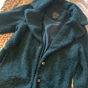 Teal Teddy Bear Jacket